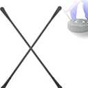 2 PCS 34645 Tire Mount and Demount Iron with Tire Repair Tools Kit, Tire Changing Removal Tool for Cars/Trucks/Taxi/Tractor/Bus, Tire Replace Bar | 38 in x 4/5 in, Black