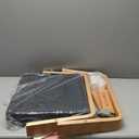 Yoga Headstand Bench- Stand Yoga Chair for Family, Gym - Wood and PU Pads - Relieve Fatigue and Build Up Body (Multi-Color) (25.2*22.83*3.54, Black)