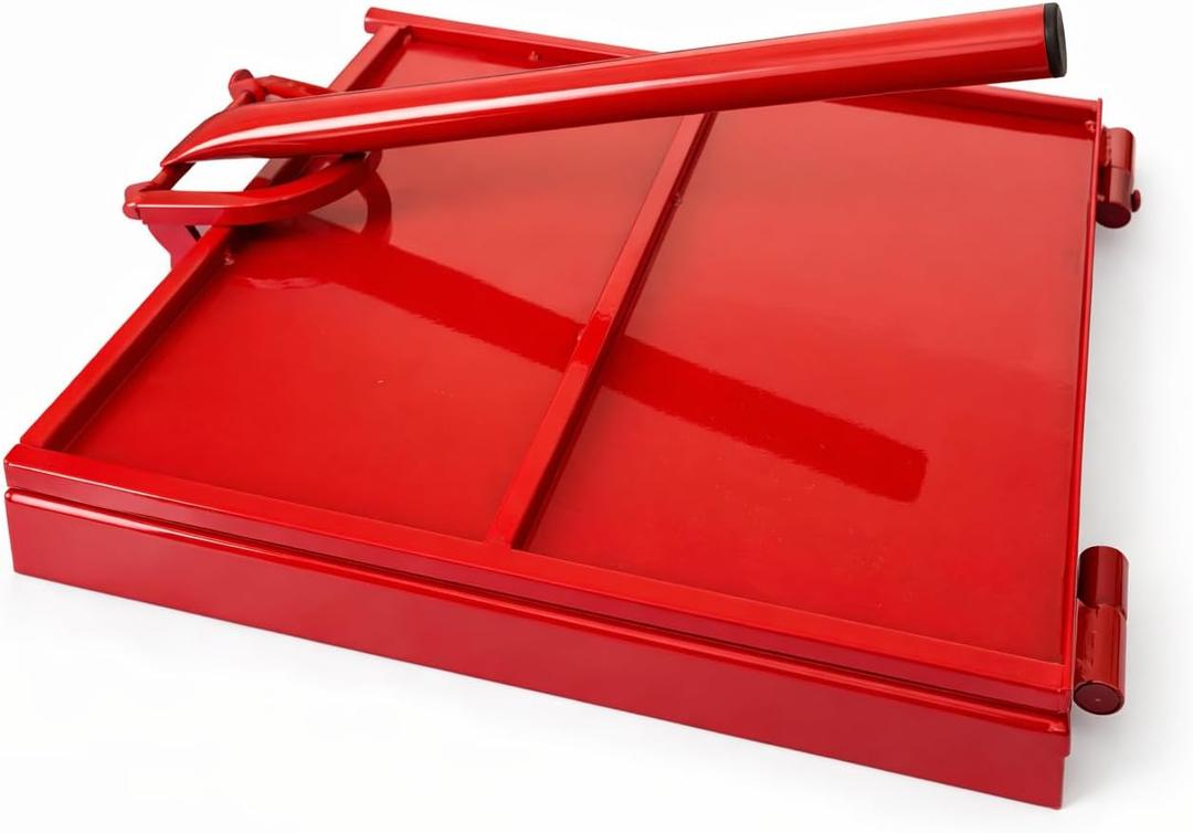 12" Commercial Steel Tortilla Press-Heavy Duty-Mexican Style Tortilla Maker-Red