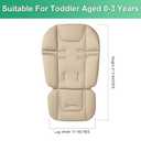 Baby Stroller Seat Liner for Most Stroller Models, Breathable Fabric Stroller Seat Liner Insert, Ensure Comfort and Support on The Go, Stroller Accessories for Toddler Aged 0-5 Years Old
