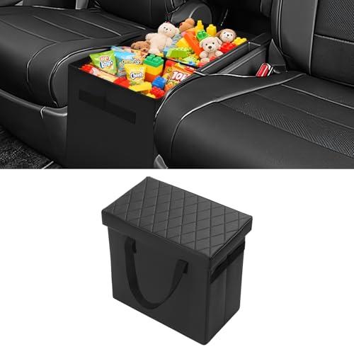 Shademax Car Seat Organizer for Toyota Sienna 2021-2025 2026 Accessories, Sienna Backseat Organizer Box Car Console Organizer for Kids Toys, Baby Supplies, Dog Toys, Travel Storage Box