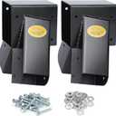 BETOOL Swing Set Brackets - 2pcs A Frame Swing Bracket Hardware with All Mounting Accessories (Black)