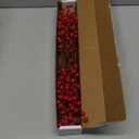 GREENTIME 12 Pack White Christmas Ornaments Artificial Berry Stems 14" Fake Holly Berry Picks for Christmas Tree DIY Wreath Crafts Vase Fireplace Home Decor