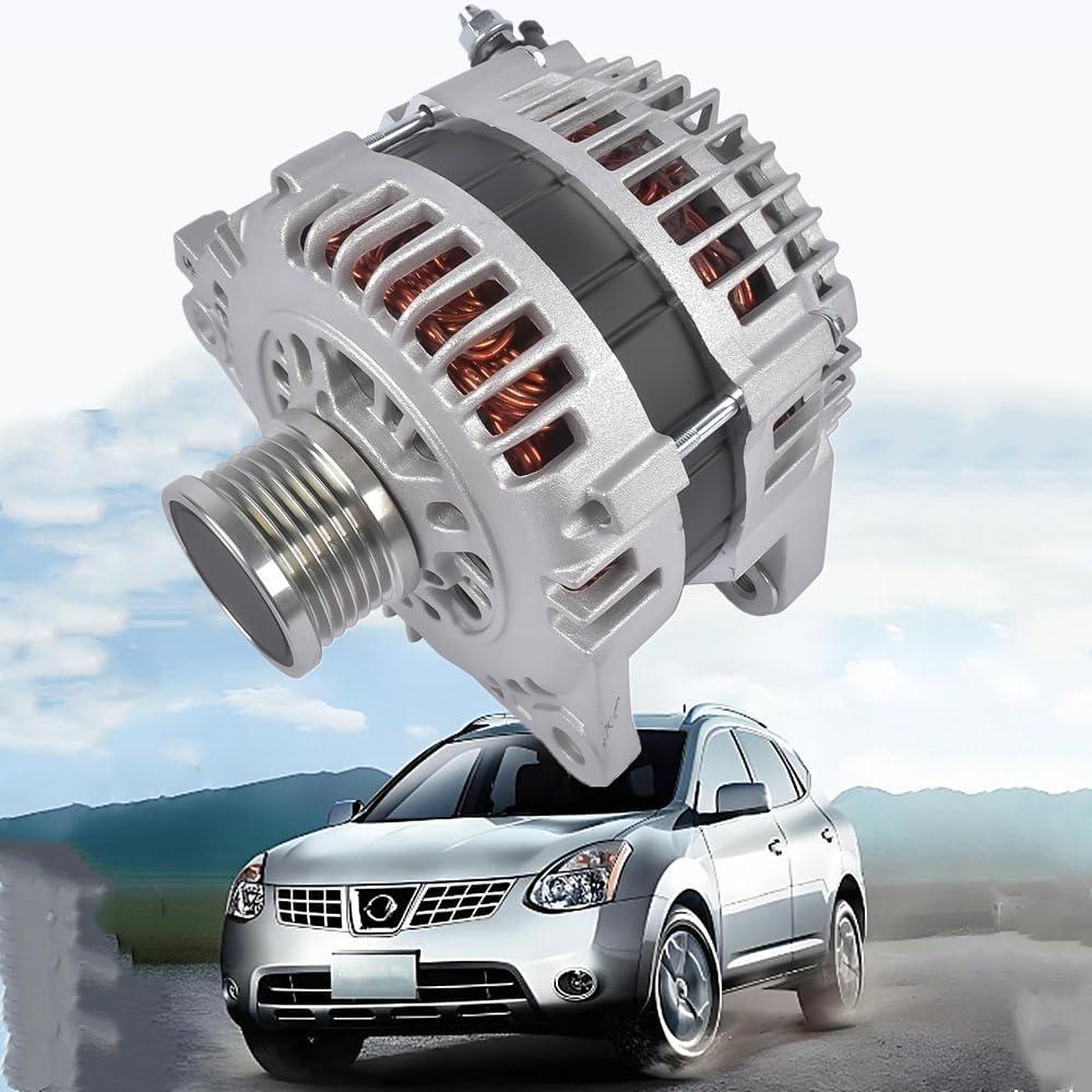 Alternator Replacement for Nissan Rogue 2008-2012 X-Trail 2005-2006 2.5L 110A 12V 23100-AU40D 23100-AU400