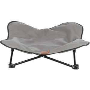 TRIXIE Camping Cot for Dogs, Elevated Dog Bed, Folding Padded Pet Bed, Raised Travel Lounger for Medium to Large Dogs