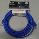 GE Pro 25ft. Cat 6 Ethernet Internet Cable, Blue