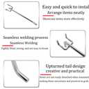 Wohegyy pegboard Hooks, Heavy Duty Peg Board Organizer Accessories,Metal Hooks for pegboard,peg Board Hooks for Hanging for 1/4" Pegboard Hanging Tools Garage (2I 60Pack)