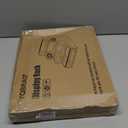 4-Tier Liquor Bottle Display Shelf, Coffee Syrup Rack Organizer, Water Bottle Organizer, Mini Bar Cabinet, Rustic Bar Shelves for Liquor Whiskey, Spirits (Brown)