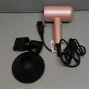 slopehill Professional Ionic Hair Dryer, Powerful 1800W Fast Drying Low Noise Blow Dryer with 2 Concentrator Nozzle 1 Diffuser Attachments for Home Salon Travel (Pink)