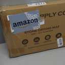 J.B Large Stone Drying Mat for Kitchen Counter - Quick Dry Stone Mat with Sink Caddy, Ultra Absorbent Dish Drying Stone for Kitchen Counter and Bathrooms, 16 x 12 Inch (Dark Gray/Black Marble Finish)