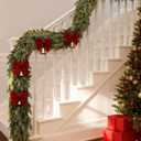 6FT Cedar Garland Artificial Touch The Spring Garland, Decorations for Home Dining Holiday Party Decor