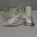 175 Pcs Party Plates and Cups and Napkins Sets, 9" Easter Plates, 7" Dessert Plate, 9oz Cups & Cutlery, 25 Guest Scalloped Sage Green Party Supplies for Easter, Bridal Baby Shower, Birthday