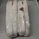 Women Men Plush Strawberry Slippers Cute Fuzzy Slippers Non-Skid Winter Warm Cozy House Indoor Outdoor Shoes (9-10 Women/7.5-8 Men) 2 Pcs