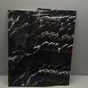 Haimin Wall Panels Peel and Stick 10 Pieces 23.6x11.8in (19.4 Sq. Ft. Coverage) Lightweight Backsplash Marble Look Tile (not Real Marble) Ideal for Kitchen Bathrooms Living Rooms Bedrooms (Black-JGH)