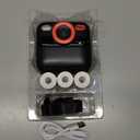 Kids Instant Digital Cameras for Boys and Girls, 1080P HD Dual-Lens Selfie Digital Camera with Print Paper & 32G Card, Christmas Birthday Gifts Toys for Toddler and Teenagers Age 3-16 Years Old (Black)