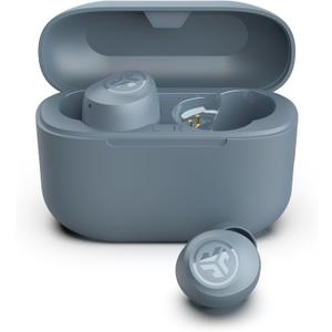 JLab Go Air Pop+ True Wireless Earbuds, in Ear Headphones, Bluetooth Earphones, 35H Playtime Ear Buds, Bluetooth Earbuds with Microphone, USB-C Charging Case, Dual Connect, EQ3 Sound, Slate