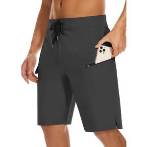 22" Men's Board Shorts Swimwear No Mesh Lining - Long Swim Trunks Surf Shorts Bathing Suit with Zipper Pocket UPF50+ (30) 22" Men's Board Shorts Swimwear No Mesh Lining - Long Swim Trunks Surf Shorts Bathing Suit with Zipper Pocket UPF50+ (30)