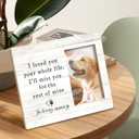 SRADMO Pet Memory Picture Frame - 108 inch Wooden Tabletop Photo Frame for Pet Owners, Memorial Gift for Loss of Dog or Cat