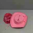 JeVenis Pink Cowgirl Hat Girls Cowboy Hat Kids Western Cowgirl Hat Bandana heart shape Sunglasses for Birthday Party