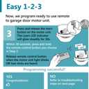 2 for Chamberlain Liftmaster Craftsman Garage Door Opener Remote 893LM 893Max