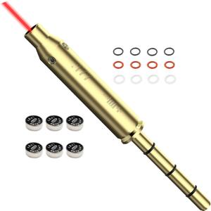 Red/Green Laser Boresighter for .177 Caliber,End Barrel Laser Bore Sight, Laser Barrel Sight More Easy to Fit and Accurately for Revolvers Pistols Rifle and Air Guns for Hunting