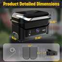 Volteq Smart Electric Grill - 1500W, 650F, No Smoke Indoor/Outdoor BBQ, Digital Control & Meat Probe, All-in-One for Balcony, Patio, RVs