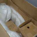 Cross Legged Office Chair, Ergonomic Cloud Criss Cross Desk Chair, Meditation Chair with Wheels, Height Adjustable Seat for ADHD, Wide Kneeling Chair with Back Support (Beige)