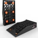 Car Ramps for Oil Changes and Lift, Portable Low Profile Car Ramps for Garage, Heavy Duty Tire Ramps for Low Chassis Cars and Support Jack, 2pcs