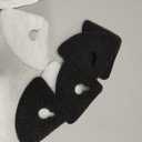 Pawfly 6 Pcs Replacement Filter Pads for 10-30 Gallon Corner Bio Sponge Filter, Aquarium Filter Media Sponge, White Black Bio Foam for Fish Tank Water Filtration