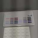 Fuumuui 24-Color Opaque Semi-Moist Solid Watercolor Paint Set Art Supplies for Artists Beginner Painters Amateur Hobbyists Painting (1 Count (Pack of 1), Low-key)