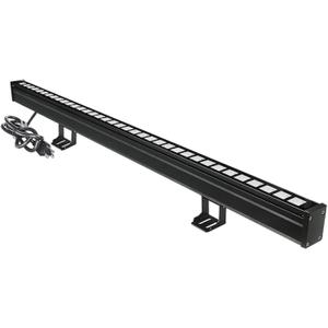 New Upgraded Wall Washer LED Lights with 10x60 Wide Angle, 36W 5000K Daylight Wall Washer Light, IP65 Waterproof Outdoor Indoor Bar Lights, 120V LED Light Bar for Display Sign Wall Lighting, 40 inches long wall flood wash lighting bar