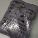 Aimon Weighted Blanket Cover 100% Cotton (48"x72", Dark Grey, Queen Size, Side Zipper) Washable Cover for Weighted Blanket, Removable Weighted Blanket Cover with 8 Ties