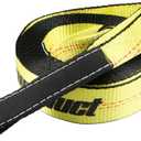 Recovery Tow Strap 2in X 20ft Heavy Duty 20,000 lbs Break Strength, Use for Emergency Towing Rope, Tree Saver, Winch Extension, Triple Reinforced Loops, Protective Sleeves,Car Accessories