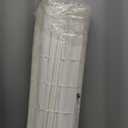 LazBlinds No Drill Cordless Roman Shades for Windows, 25.5" W x 64"H, White