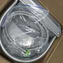 Automatic Animal Drinking Water Bowl with Float Valve, Extended Pipe & Drain Hole, Stainless Steel Waterer Feeder Farm Dog Dispenser Kit Self Filling for Livestock Horse Goat Water Trough