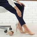 3-9 Pairs No Show Socks Women Nylon Ultra Low Cut Non-Slip Thin Liner Socks Invisible Hidden Socks for Flats