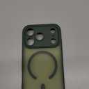 Designed for iPhone 17 Pro Case, Compatible with MagSafe, [Camera Protection] [15FT Military Drop Protection] Shockproof Translucent Matte Anti-Slip Phone Case, 6.3", Alpine Green