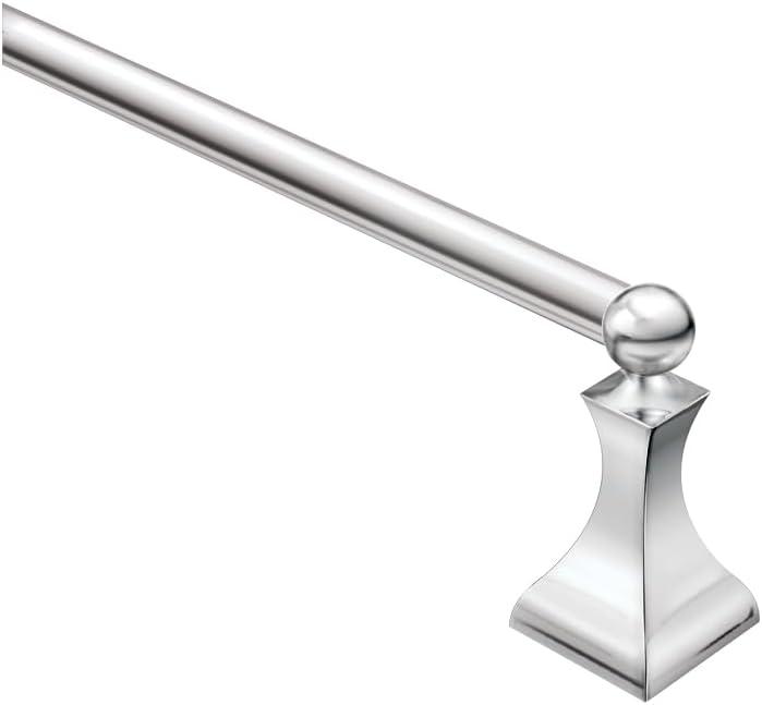 Moen DN8324CH Retreat Collection 24-Inch Bathroom Single Towel Bar, Chrome