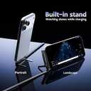 2-in-1 Invisible Stand Charging Cable, Multi Charger Cord with Type C Multi-Angle Adjustable Stand, 240W Fast Charging Cable 5 FT, for Smartphones, Tablets, Laptops, and Gaming Devices