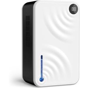 Dehumidifier for Home (980 Sq.Ft), 118 Oz Dehumidifier with Drain Hose, Quiet Portable Dehumidifiers for Bedroom Wtih Sleep Mode, Humidity Display,Auto Shut Off,A