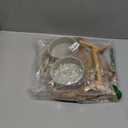 SPUNKYJUNKY Ceramic Dog and Cat Bowl with Wood Stand Non-Slip Matte Glaze Weighted Food Water Set for Cats &Small Dogs 13.5OZ (1.7 CUPS, Grey  2)