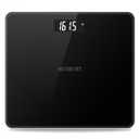 NUTRI FIT Digital Bathroom Scale for Body Weight, Bath Scale for Accurate Weight Watching with Large LCD Display, Most Accurate for The Elderly Safe Home Use, 330 lbs (Cool Black)