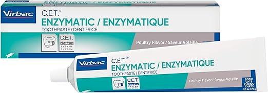 Virbac C.E.T. Enzymatic Toothpaste Eliminates Bad Breath by Removing Plaque