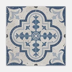 24pcs Floor Tile Stickers Peel and Stick Wall Tiles Decals 7.87"*7.87" Subway Sticker Self-Adhesive Waterproof - Perfect for Kitchen Backsplash Bathroom Vanities Fireplace Laundry Decor (Ptf-03dark Black Pattern)