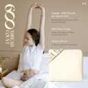 MAYFAIR LINEN 100% Egyptian Cotton California King Fitted Sheet Only - 600 Thread Count Cal King Sheets Deep Pocket Fitted, Soft Cooling No Pop-Off Elastic Bottom Sheet, Fits Mattress upto 18" - Ivory