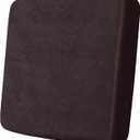 Leather Look Couch Cushion Covers Sofa Seat Slipcovers Sets Couches Furniture Protector for Sectional Armchair Loveseat Pets Kids Stretch Spandex Fabric (1 Cushion Armchair, Chocolate)