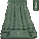 Sleeping Pad for Camping - Ultralight Camping Mattress with Pillow, Built-in Foot Pump, Compact Self-Inflatable Portable Mat for Backpacking, Hiking, Car Traveling, Beach, Tent