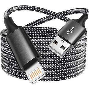 Cell Candy - Apple Fast Charge and Sync Cable - 6.5 Foot - Black