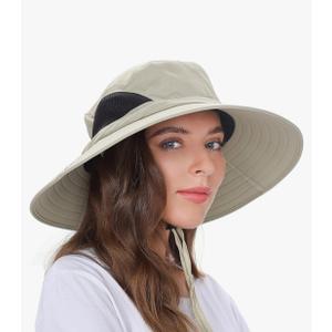 EINSKEY Wide Brim Sun Hat, UPF 50+ UV Protection Waterproof Packable Bucket Hat for Men & Women, Fishing Hiking Beach Garden One Size