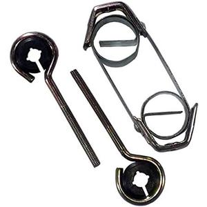 Antenna Mast Cable Standoff Coax TV 2 Pack Outdoor Off-Air Tube Strap-On Video Signal Run Attachment Support, Silver,